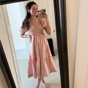 Worth Collective Blush Midi Dress